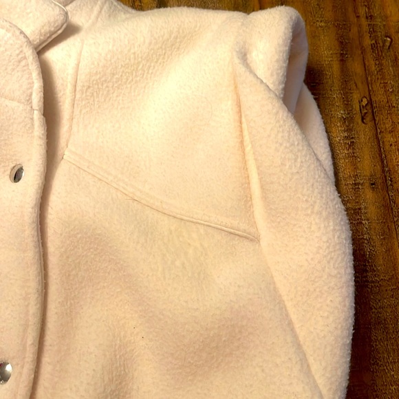 IRO Suela Sleeveless Fleece Jacket in winter white. - Picture 8 of 11